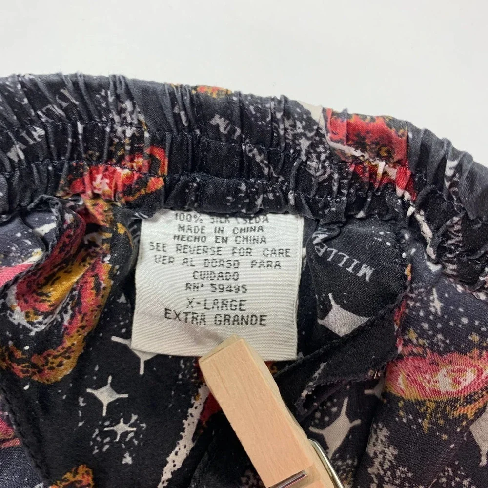 Vintage 90s millennium spiral galaxy silk boxers